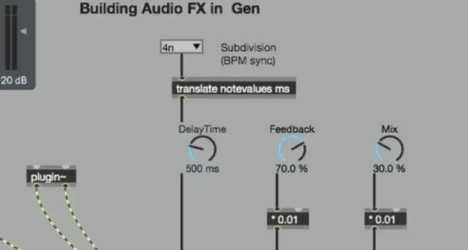 Building audio FX in Gen hero