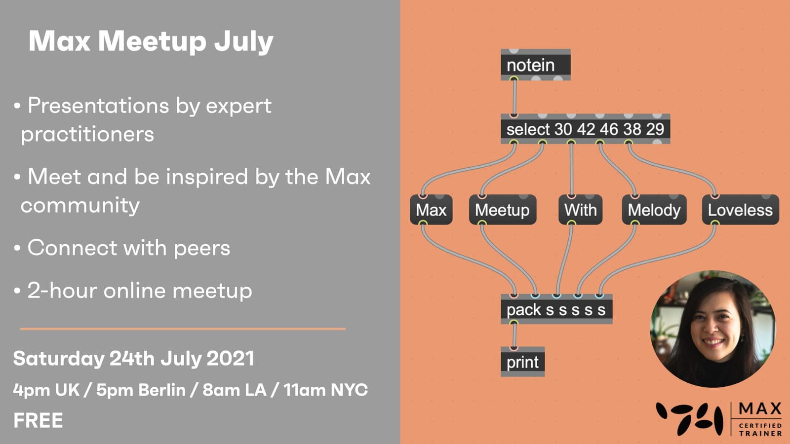 Max meetup - July 24th hero