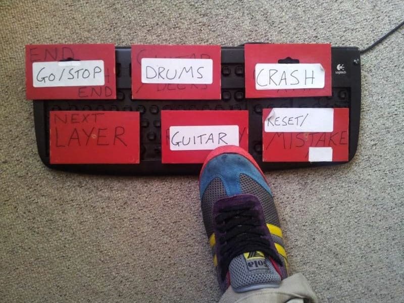 Home made loop pedal by Josh Shirt