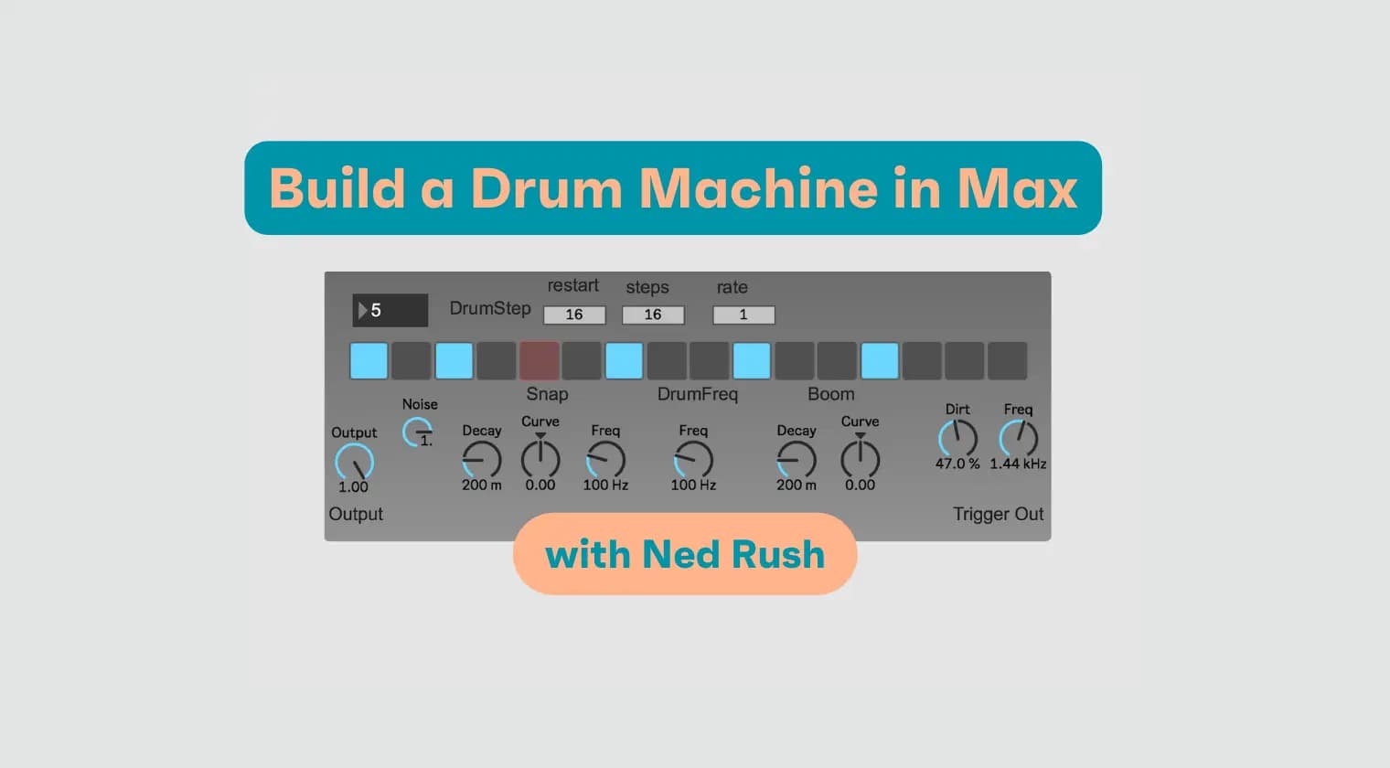 Build A Drum Machine in Max hero