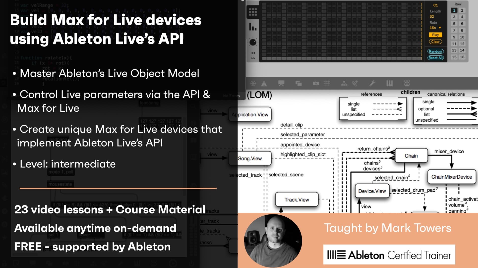 Build Max for Live devices using Ableton Live’s API / On-demand