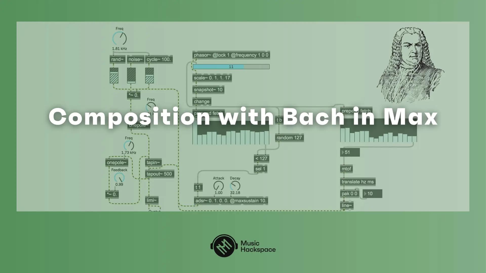 Composition with Bach in Max hero