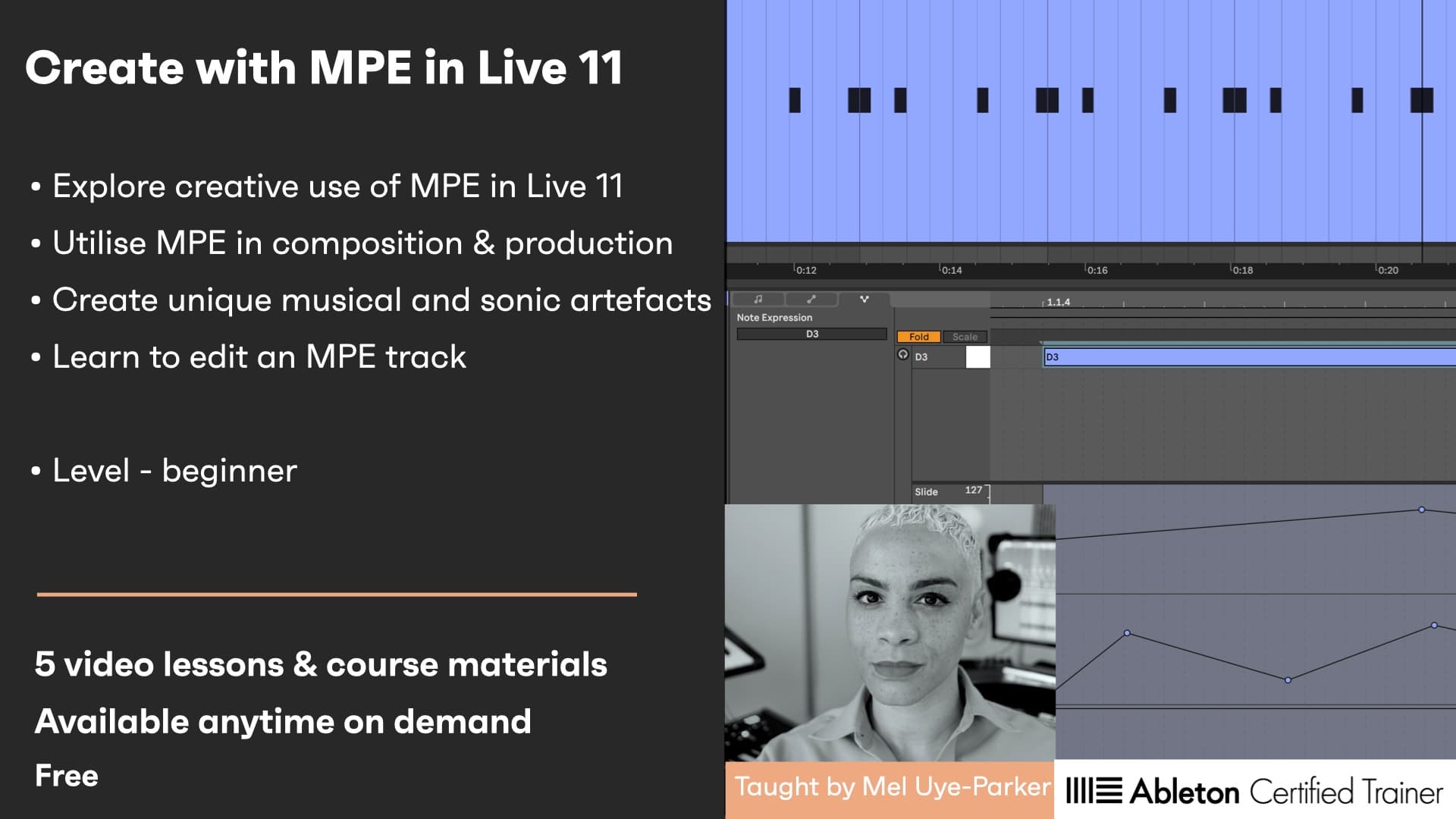 Create with MPE in Live 11 - On demand hero