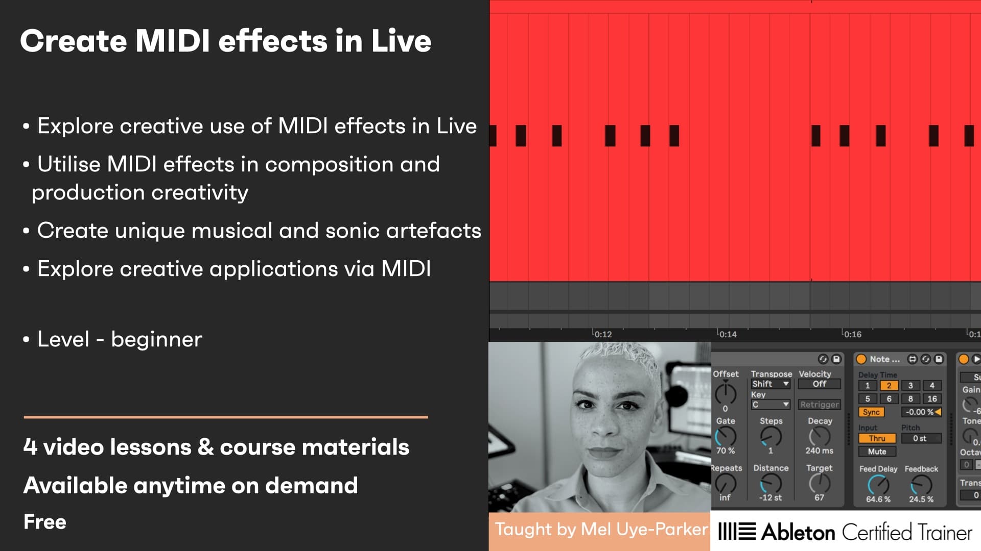 Creative MIDI FX in Ableton Live - On demand