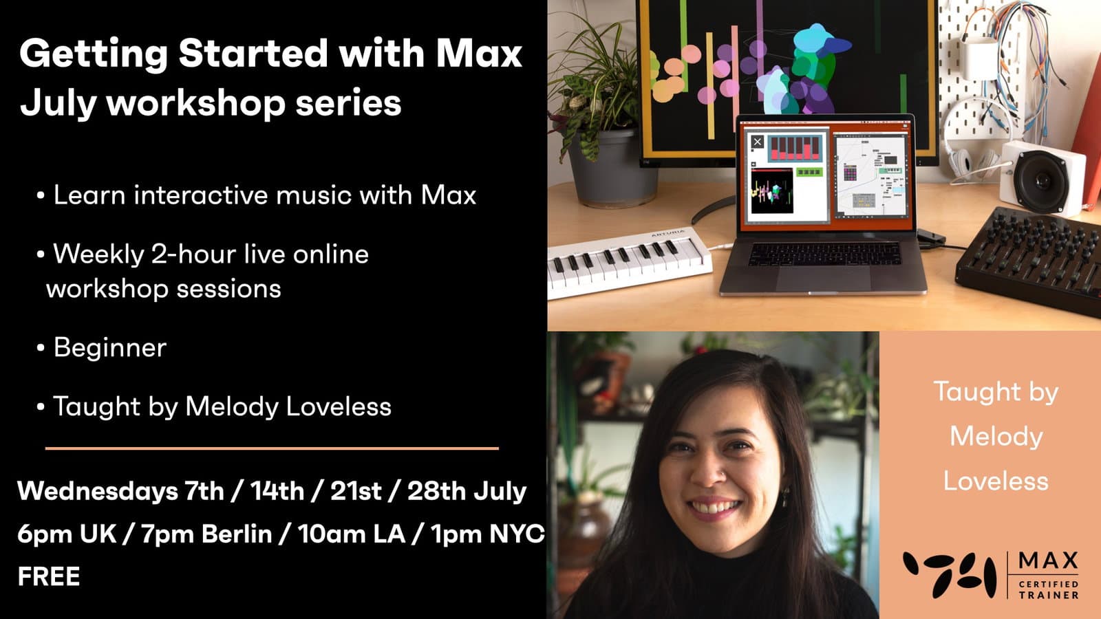 Getting Started with Max - July series hero