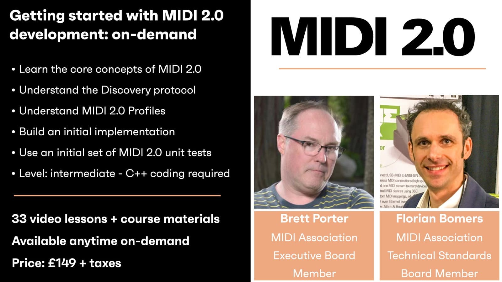 Getting started with MIDI 2.0 development - On-demand hero