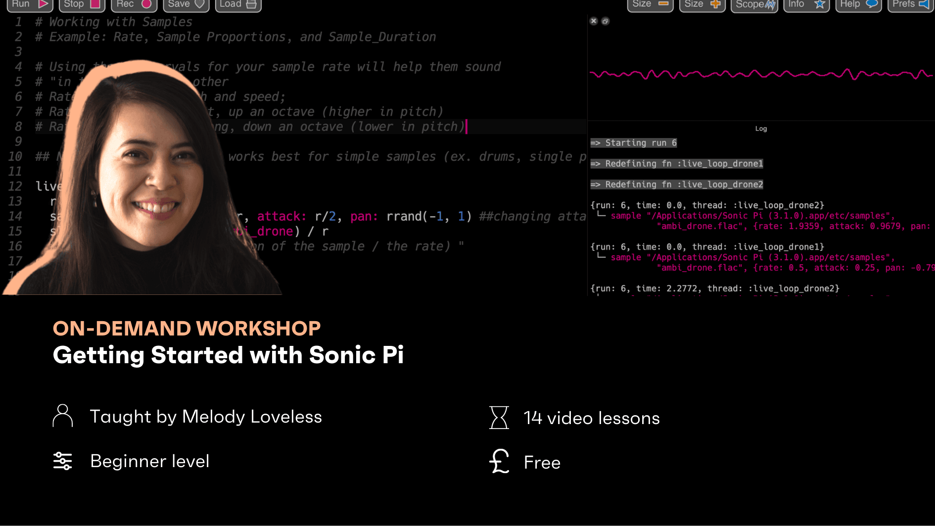 Getting Started with Sonic Pi / On-demand hero
