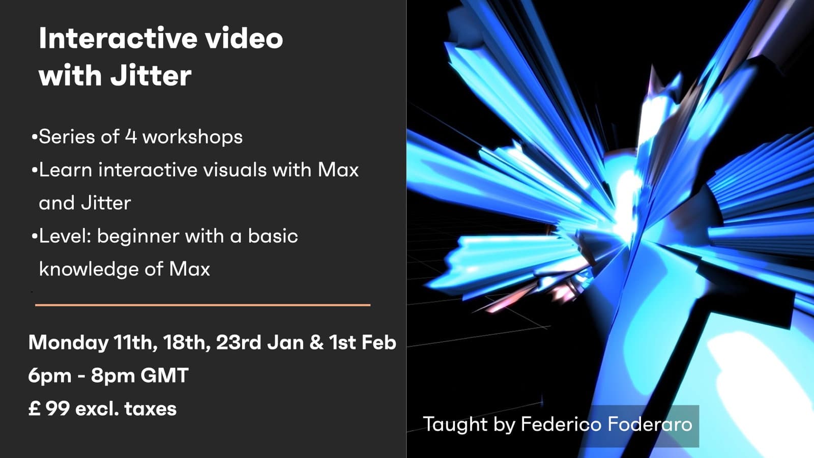 Interactive video with Jitter - LIVE Session hero
