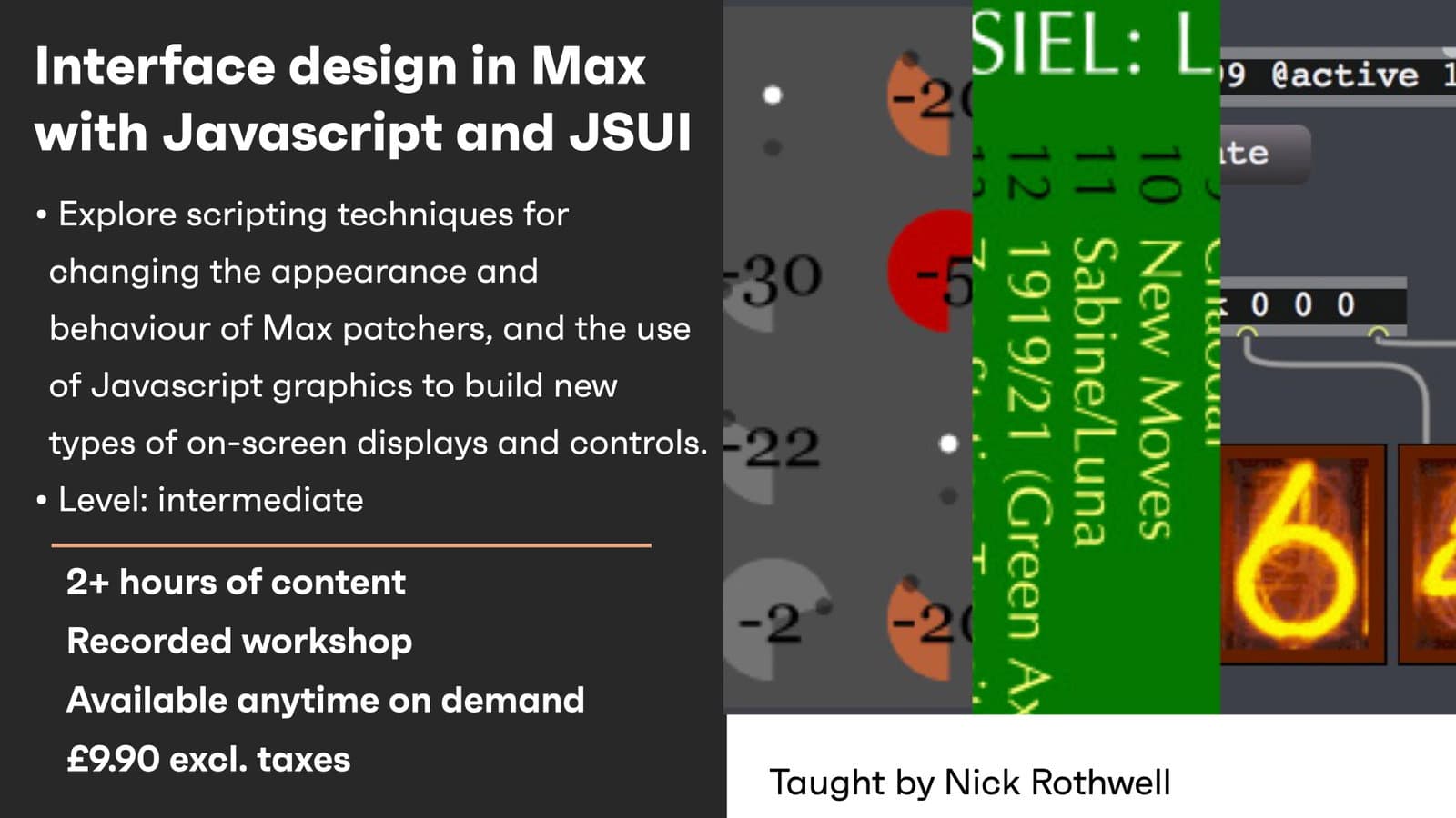 Interface design in Max with JS/JSUI hero