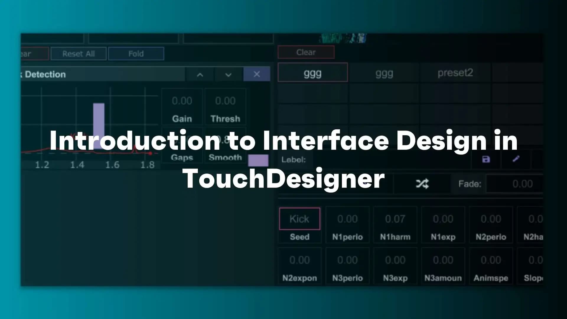 Introduction to Interface Design in TouchDesigner hero