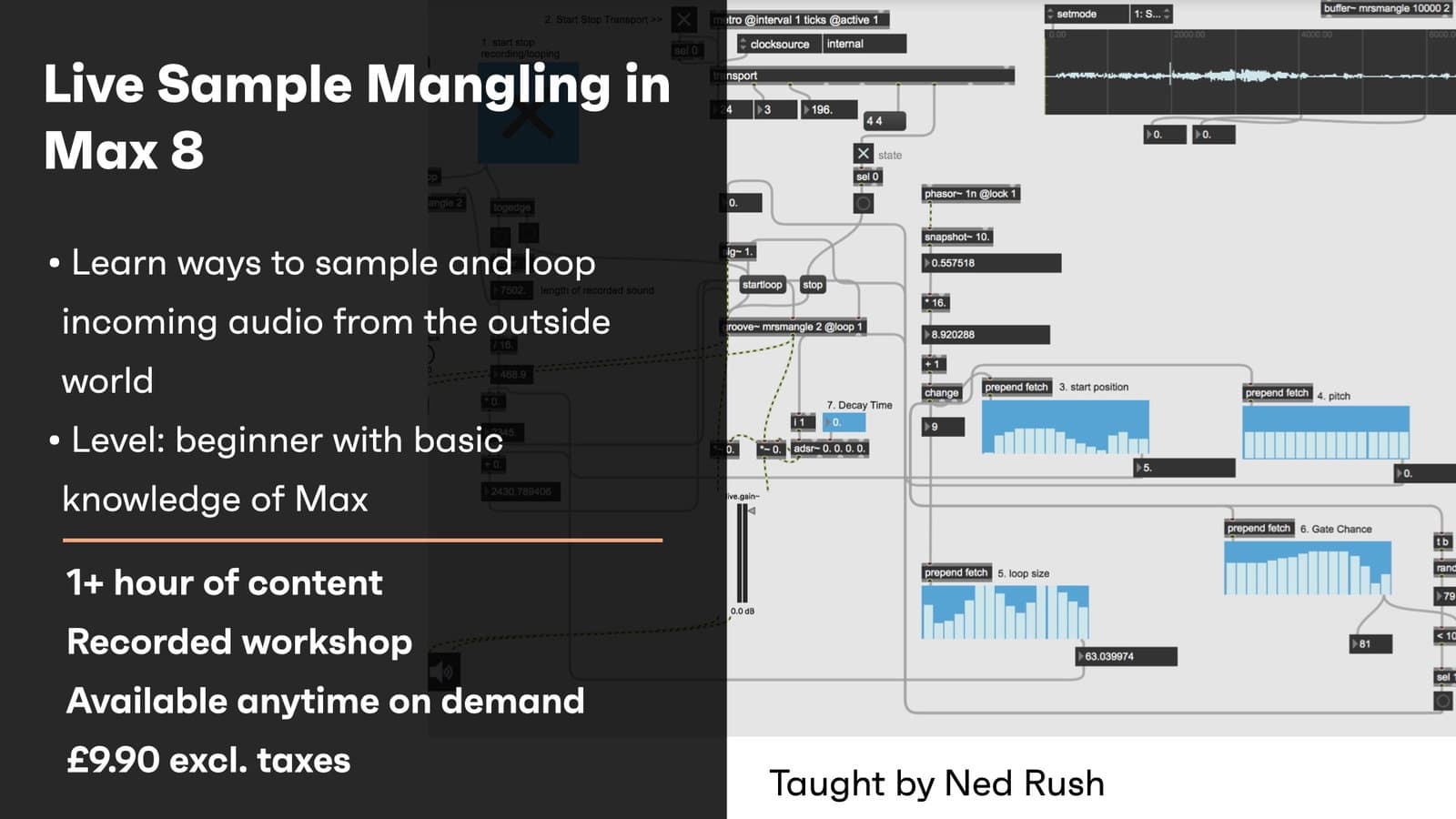 Live Sample Mangling in Max 8 hero