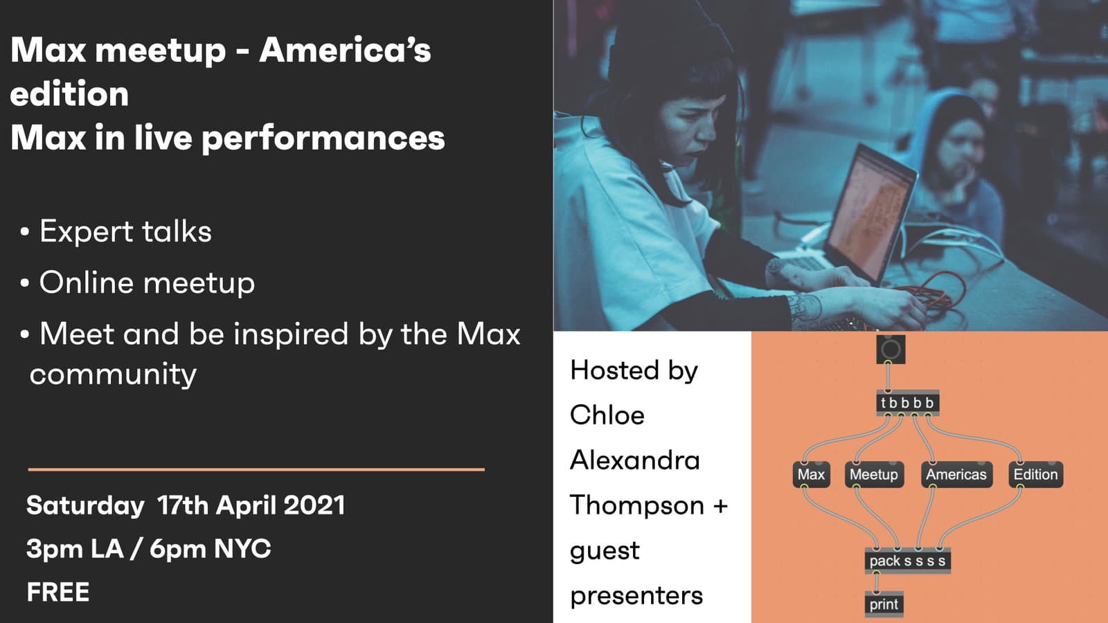 Max meetup 17th April - Americas Edition hero