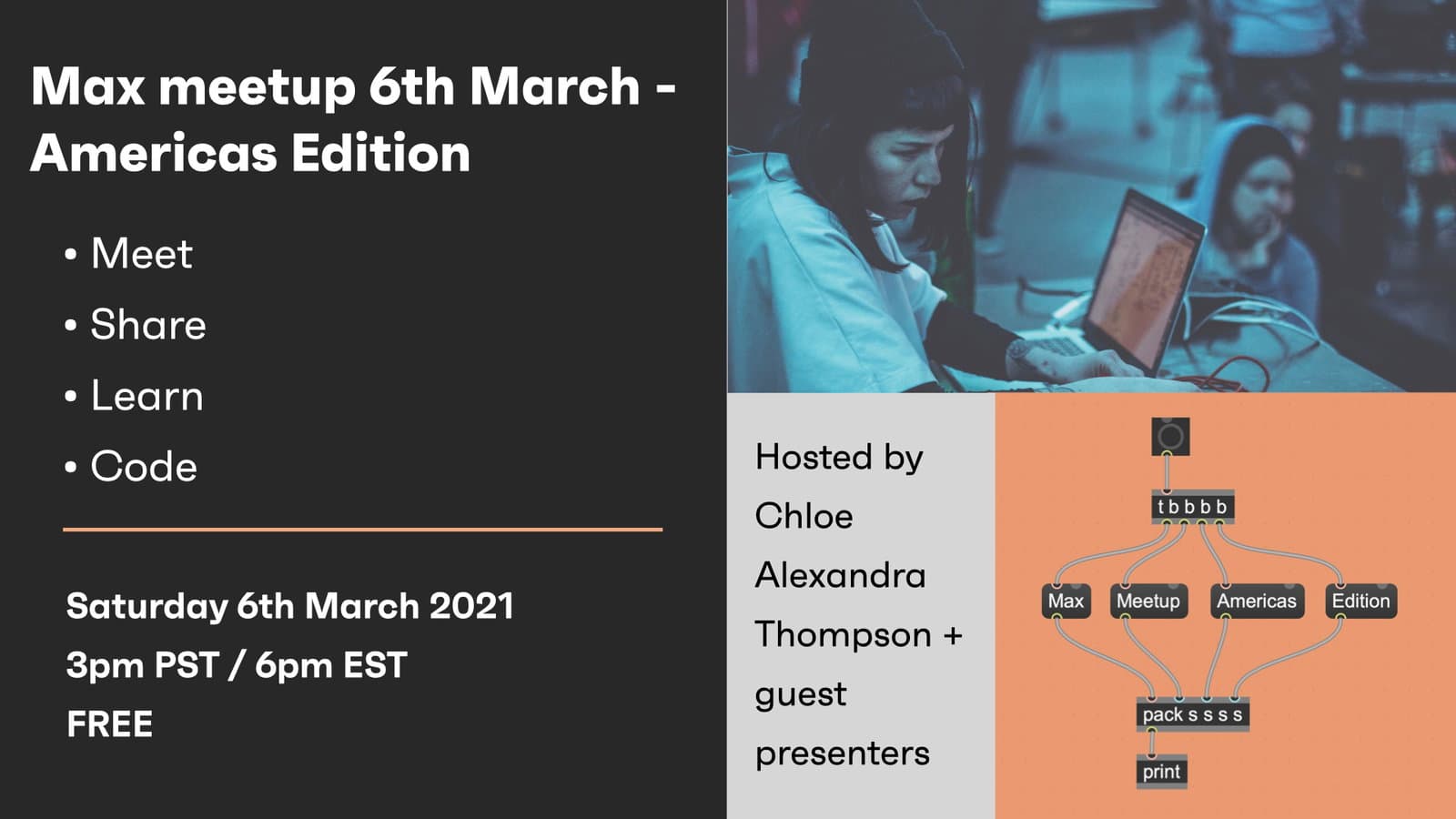 Max meetup 6th March - Americas Edition hero
