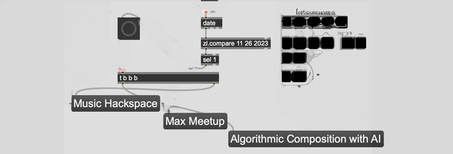 Max Meetup: Algorithmic Composition with AI hero