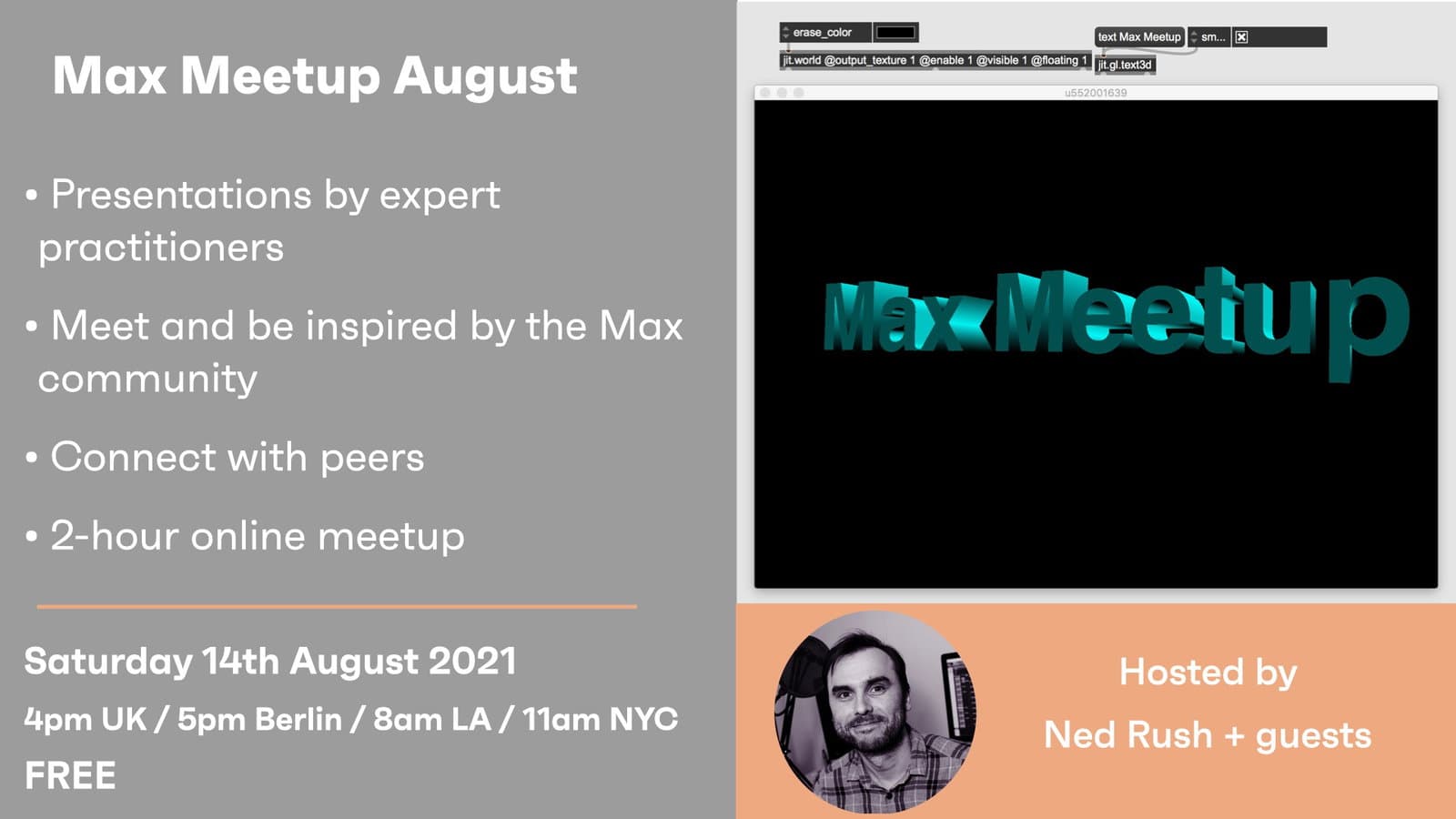Max meetup - August 14th hero