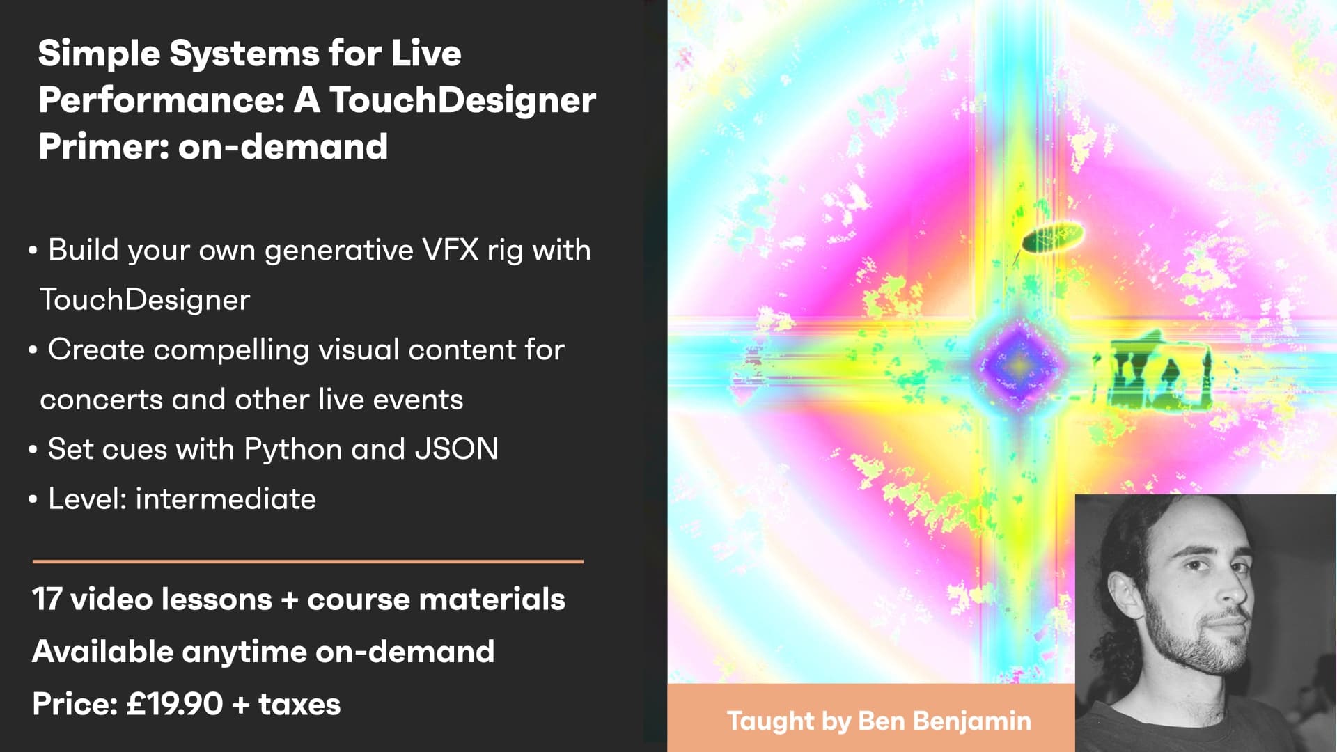 Simple Systems for Live Performance: A TouchDesigner Primer - On-demand hero