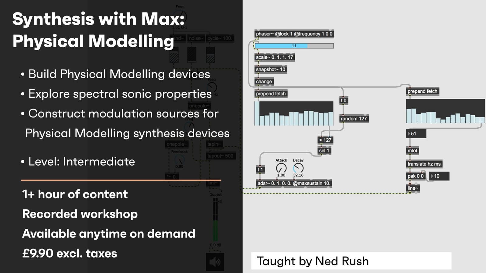 Synthesis with Max: Physical Modelling hero