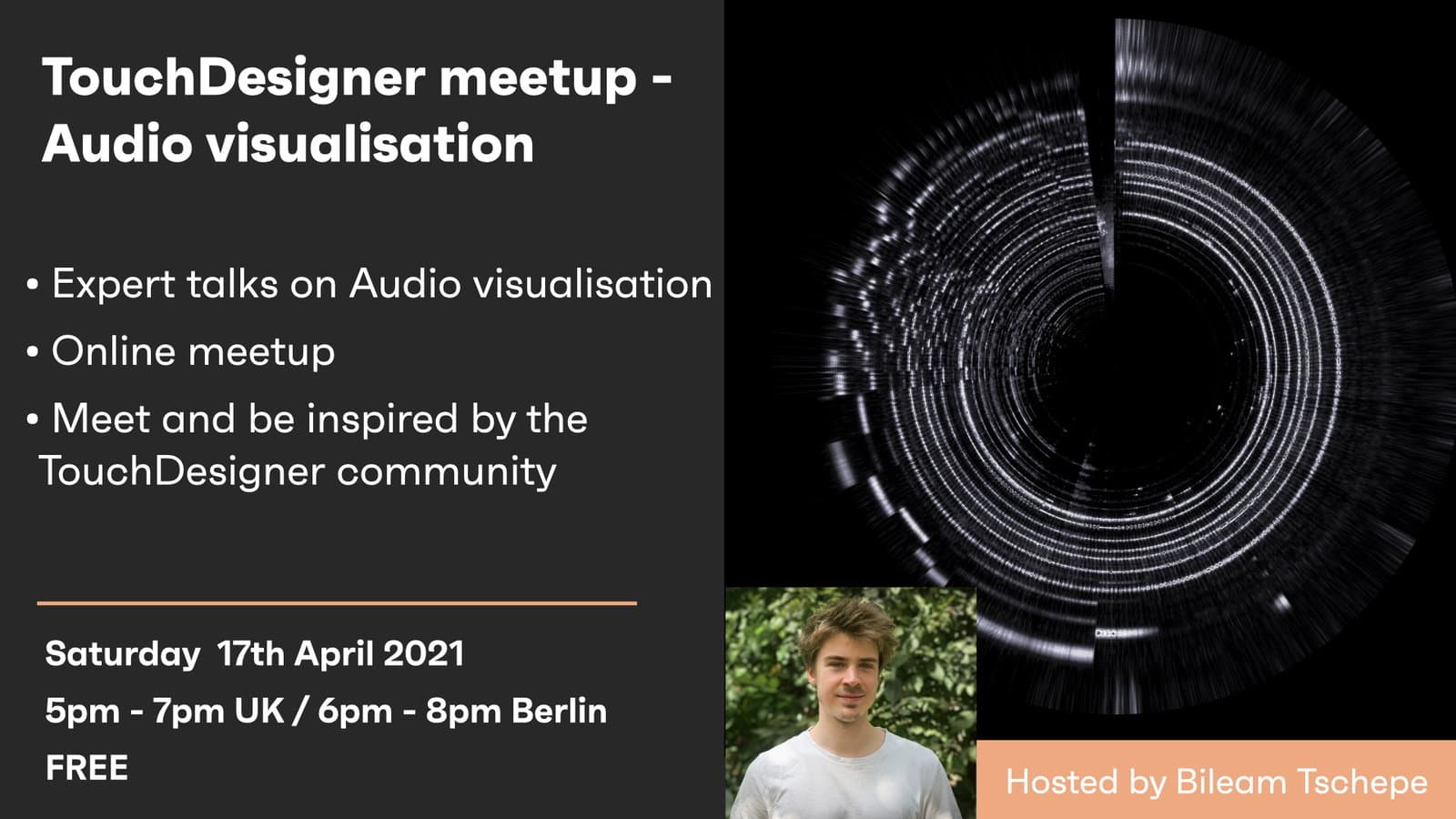TouchDesigner meetup / Audio visualisation - On-demand hero