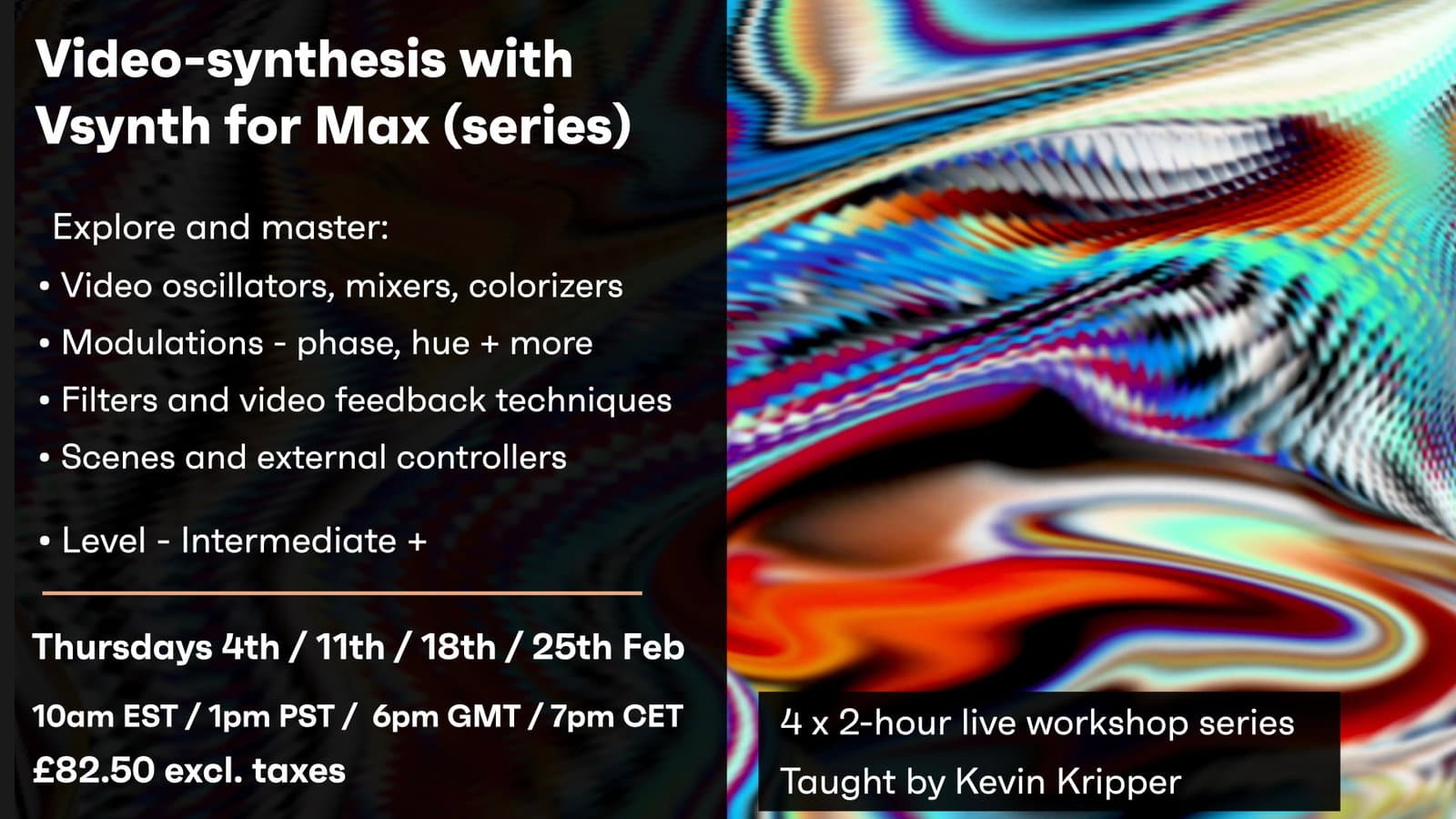 Video Synthesis with Vsynth for Max - LIVE Session hero
